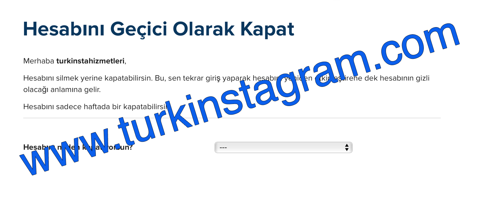 Instagram Hesabımı Yanlışlıkla Sildim 2016 - Çözümü Burda